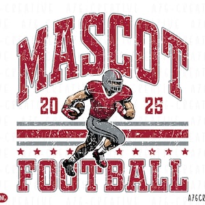 Custom Mascot Team Design: SVG & PNG Files (Work Order)