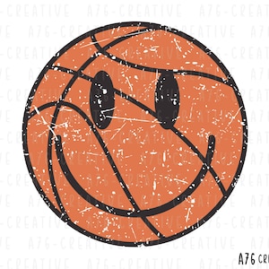 Baloncesto retro con estilo PNG Descarga instantánea, Baloncesto PNG, Camiseta de sublimación de baloncesto vintage con estilo. Png y Jpeg