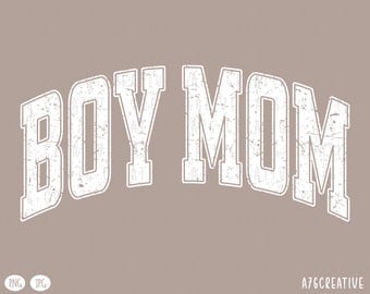 Boy Mom Varsity Sublimation Design PNG, Boy Mom Svg , Mama Shirt , Vintage Boy Mama Sublimation Shirt Design PNG SVG (Digital Download)