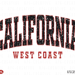 California Svg, West Coast Png, Retro California Png, West Coast Svg, Summer Png Vintage California West Coaast Sublimation Shirt. Svg & Png
