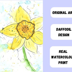 Printable To-do List, Unlimited Prints of PDF, Floral Design Daffodil Simple Printable To-Do List, Productivity Planner, PDF. image 5