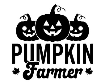 Pumpkin farmer svg, pumpkin farming svg, pumpkin patch svg, vector files for printing, pumpkin farmer shirt svg