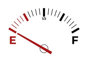 Fuel gauge svg, low fuel svg, fuel gauge sublimation