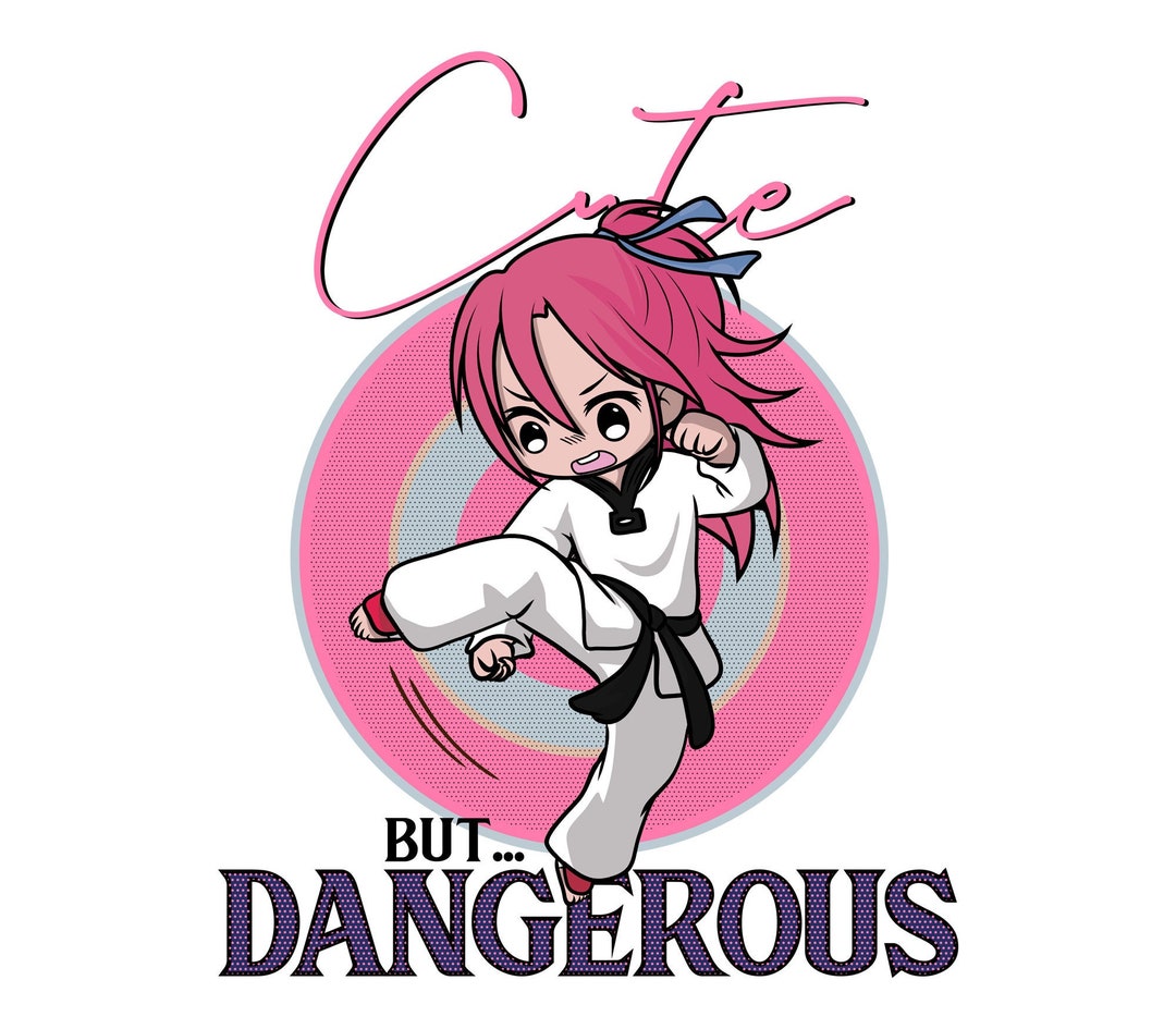 Karate Girl Png, Black Belt Anime Girl, Karate Clipart, Martial Arts