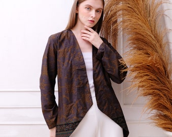 Women's Outerwear Modern Traditional Batik Indonesia by FRAMETNIK