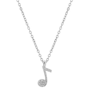 Music Note Necklace: Handmade Dainty Elegant Pendant Choker Pendant