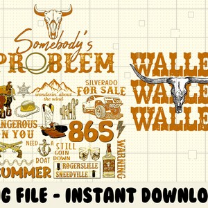 Wallen Cowboy PNG File, MorganWallen Dangerous PNG Digital Download, Western Cowboy Cricut Design Wallen, Concert Digital Design Sublimation