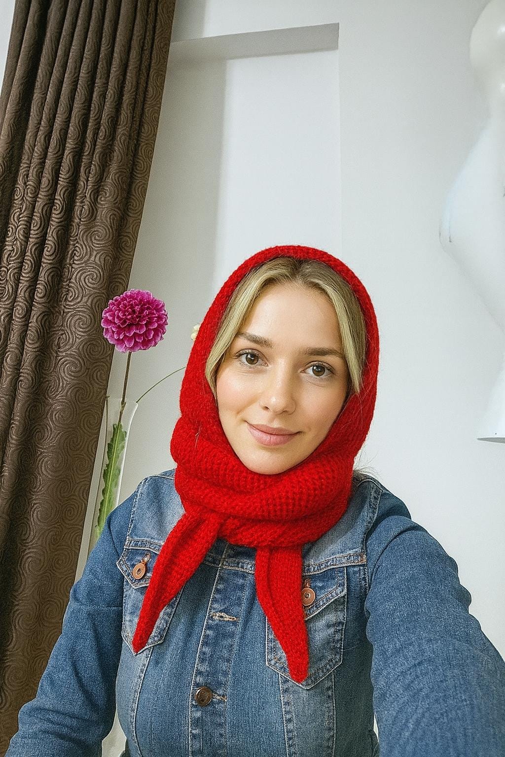 Cappello sciarpa fatta a mano Italia