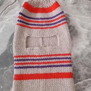 Hand knitted Face Mask, Winter Full Face Mask, Handmade Unisex Balaclava, Hand knit Tie Bonnet, Face Cover, Winter Warm Hat, Balaclava
