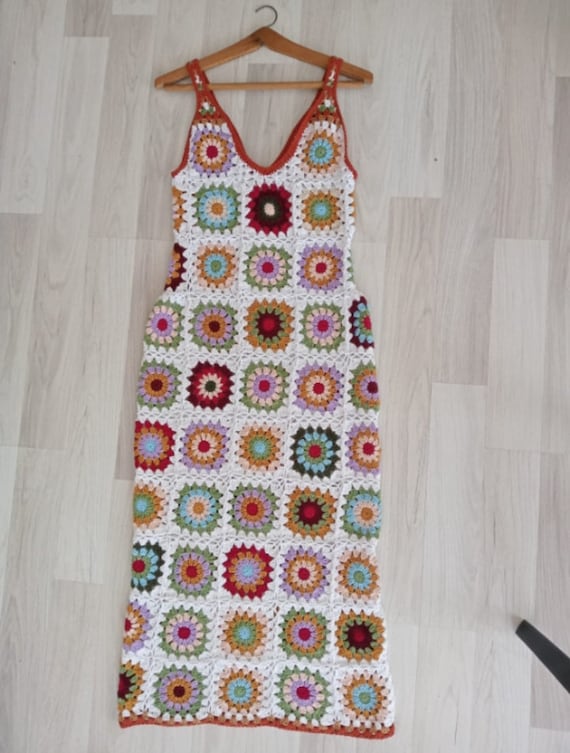 Hippie crochet dress 2025
