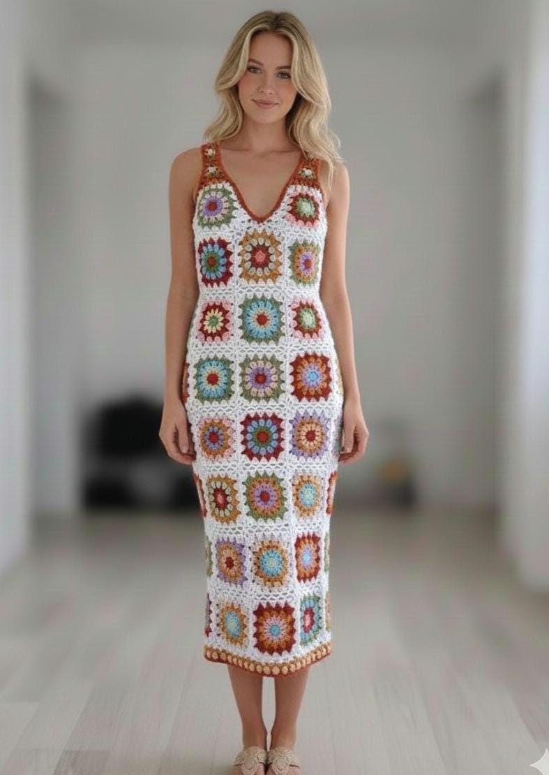 spell crochet mini dress Havana – Wild Hunai Australia Hand crocheted with 100% Cowl Neck Midi Dress Size:US4/AU8/S swimming