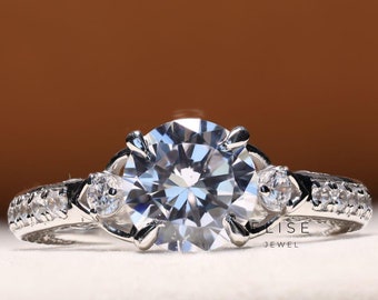 モアサナイト　リング　3ct　ハート　フリーサイズ モアサナイト 指輪 3ct ハートカット フリーサイズ リング