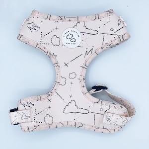 PAWS in THE CLOUDS dog harness| no pull mesh harness| soft| durable| adjustable| dog walking accessories|xxs for cats and chihuahuas