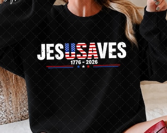 Jesus Saves Png, Patriotic Christian Shirt Design, 4th of July Religious Png