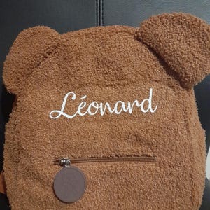 Personalized teddy bear bag