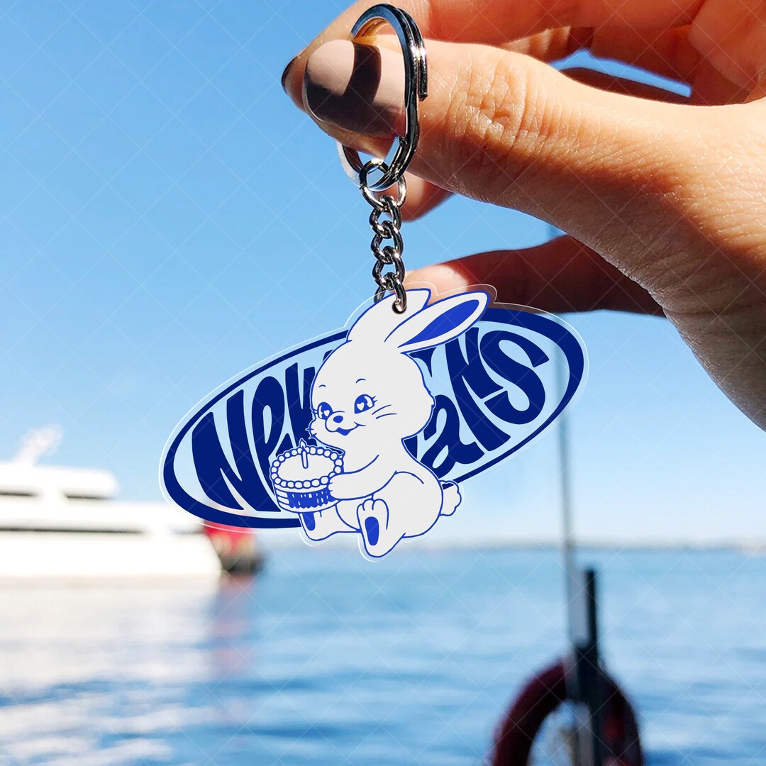 Newjeans Keychain New Jeans Keychain Newjeans Rabbit Etsy