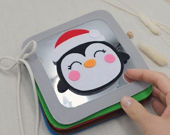 Christmas Quiet Book Pattern: Winter Animals Sensory Book (PDF & SVG)
