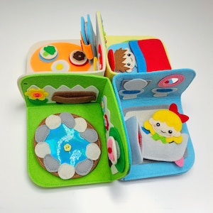 3D Felt Dollhouse Quiet Book Pattern: Sewing Template (PDF & SVG)