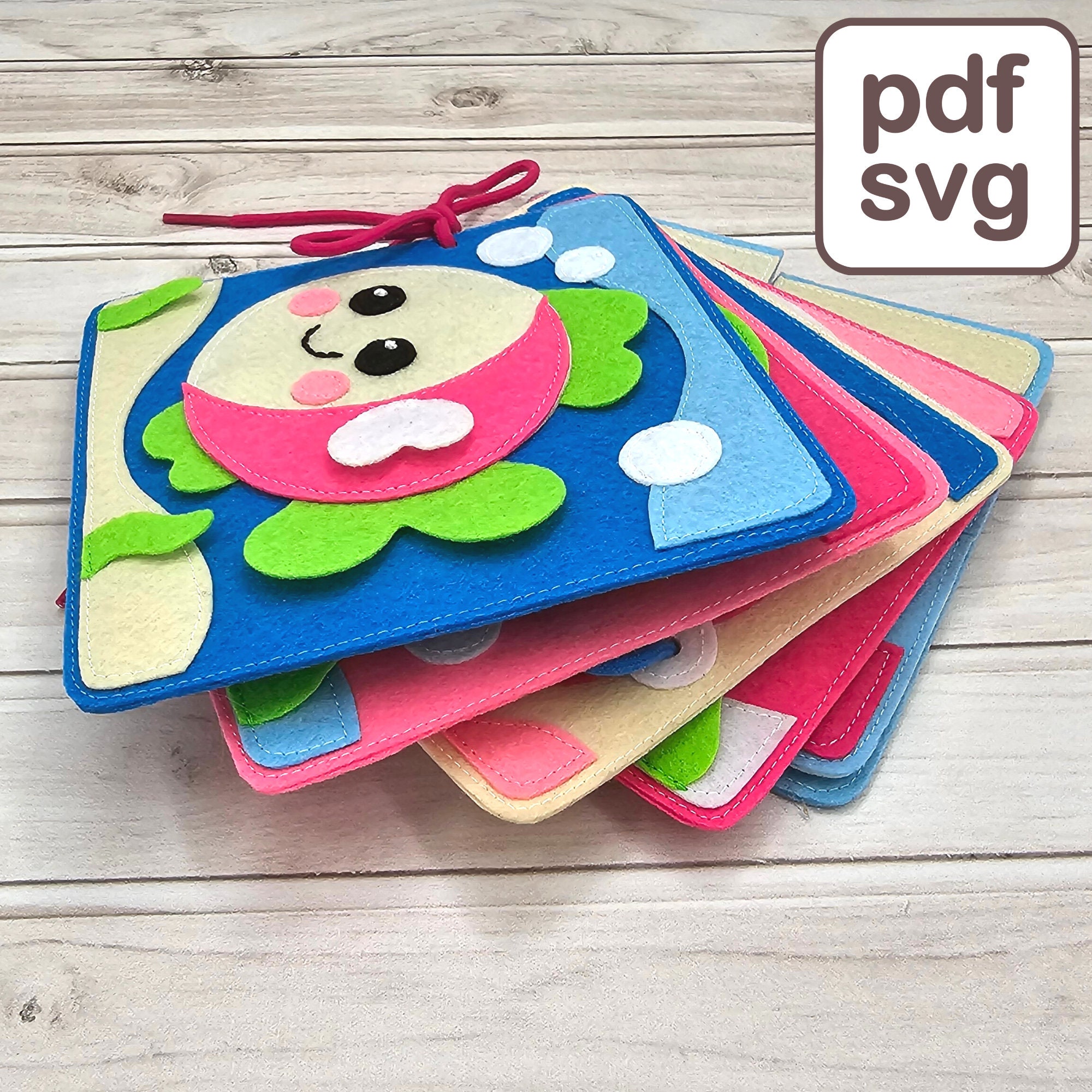 Sea Animals Quiet Book Pattern: Marine Life Sensory Book (PDF & SVG) - Etsy