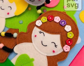 Adam & Eve Felt Quiet Book Pattern – Toddler Sewing Project (PDF Pattern)