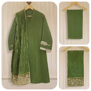 Agha noor 3pc ready to wear Bangladeshi / Indian / Pakistani designer wear