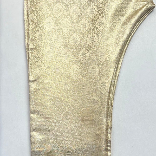 Jamawar antique gold trouser pants