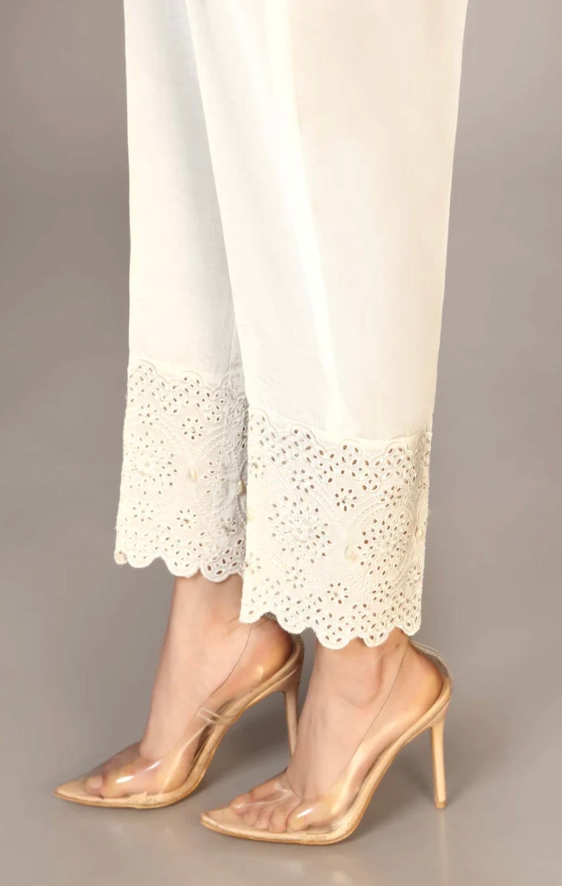 Buy Indya White Regular Fit Pants for Women Online @ Tata CLiQ