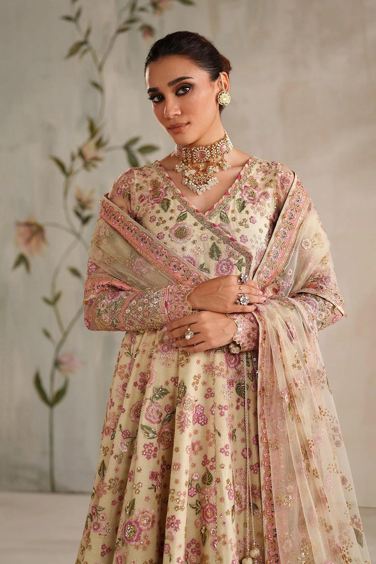 punjabi formal dress Hot Pink Long Sleeves Mermaid Two Pieces Lace Prom Dresses, Long Sleev –  Shiny Party main image 1