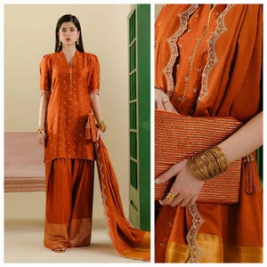 3pc LAJwanti Farshi shalwar suit Pakistani Indian Bangladeshi desi eastern designer wear shalwar kameez dress