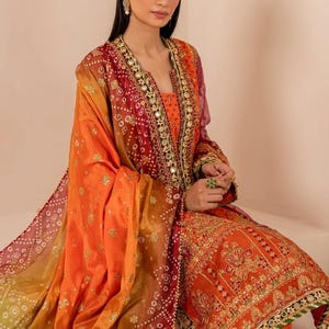 baroque formal dress Baroque Embellished Feather Detailed Maxi Dress – Maison-B-More Global Store