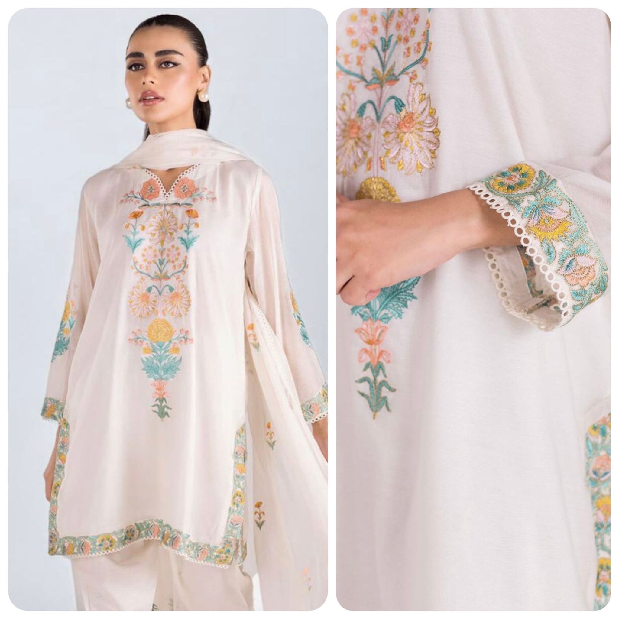 Khaadi carve frocks 2018