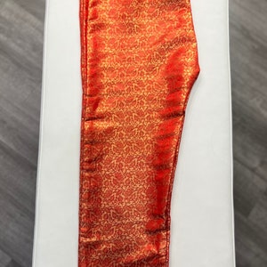 Jamawar red and gold trouser pants