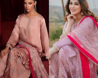 Farshi shalwar suit Pakistani Indian Bangladeshi Punjabi desi eastern designer wear shalwar kameez dress