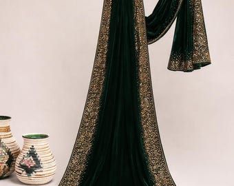 Velvet shawl duppata Pakistani Indian Punjabi Bangladeshi desi shawls