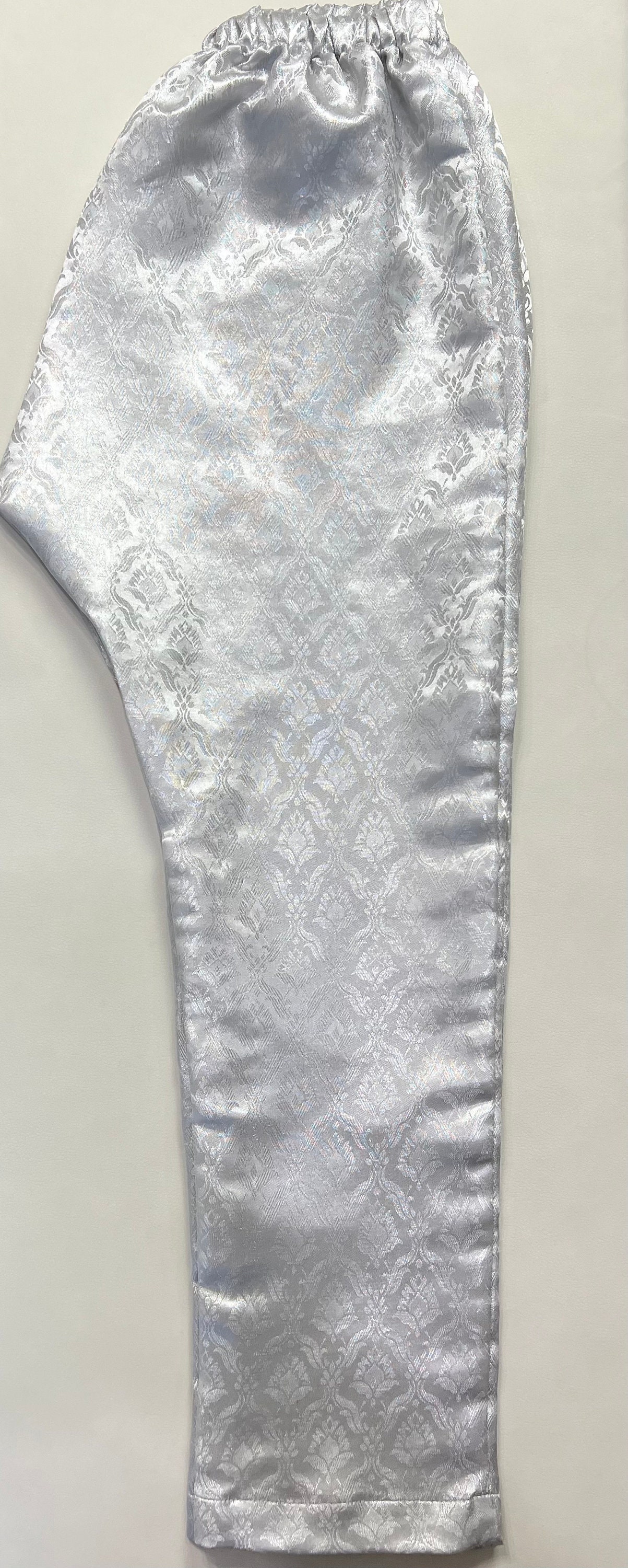 Jamawar Silver Trouser Pants - Etsy