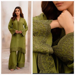 2pc Farshi shalwar suit Pakistani Indian Bangladeshi desi eastern designer wear shalwar kameez dress