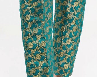 Creations Embroidered Jamawar 1 piece Trouser Design B399  Babus Clothing