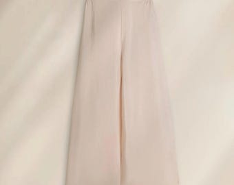Korean Raw Silk Aghanoor Embroidered Pants