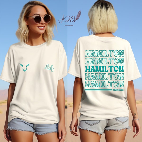 Lewis Hamilton Tshirt Formula One Tee Lewis Hamilton Gift F1 Gift Racing Inspired Shirt Aesthetic Racing Clothing, Gildan 5000 Tee