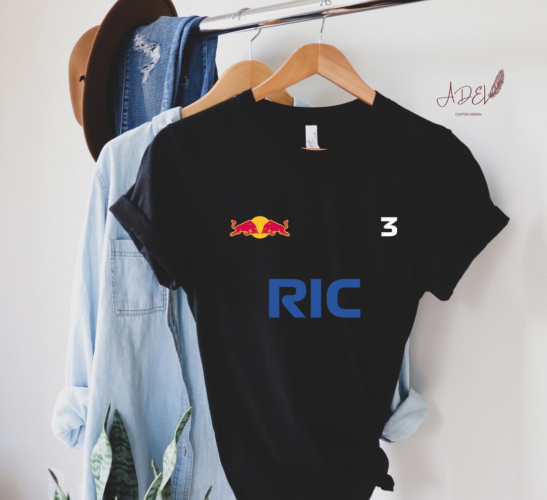 Daniel Ricciardo 2023 F1 Shirt , Motor Sports Tshirt , Redbull Team , Formula 1 Shirt , F1 Shirt , RIC3 , Redbul Team Shirt , Gift for Him