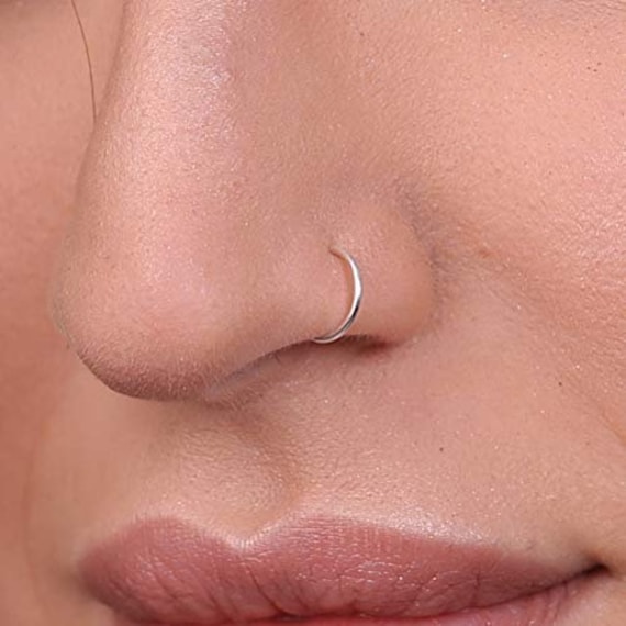 German Silver Nose Ring | Nose Stud | Nose Pin | TCA – The Colourful Aura