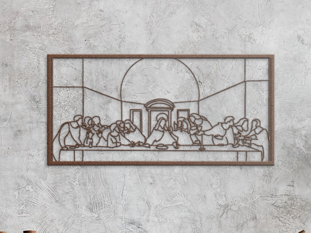 The Last Supper Metal Wall Art, Metal Last Supper, Last Supper Wall Art