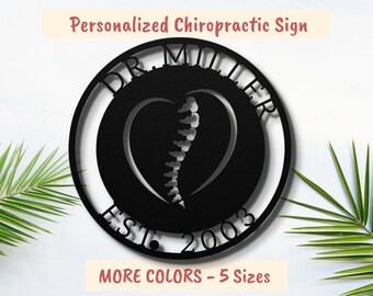 Chiropractic Sign, Chiropractor Sign, Chiropractor Gift, Chiropractic Office Decor, Chiropractic Wall Art, Chiropractic Artwork, Custom Sign