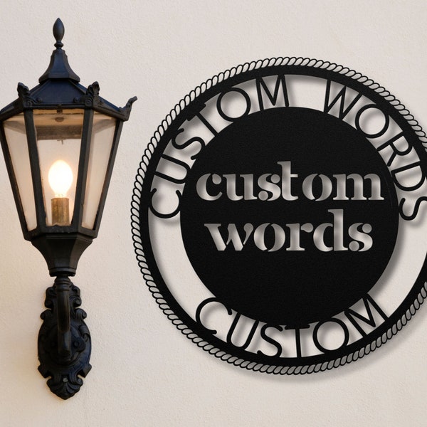 Custom House Signs Etsy