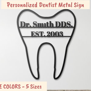 DENTAL OFFICE SIGN, Personalized Dental Office Sign, Dental Student Gift, Dental Office Decor, Dentist Sign, Dental Gifts, Dental Wall Art