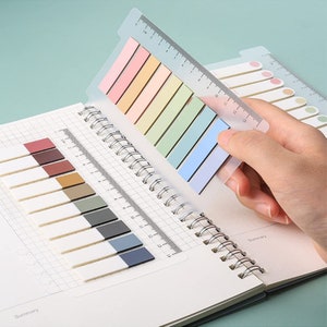 Multi-tool Sticky Tabs with Ruler Annotating Tab Journal Stationery Agenda Bookmark Office image 3