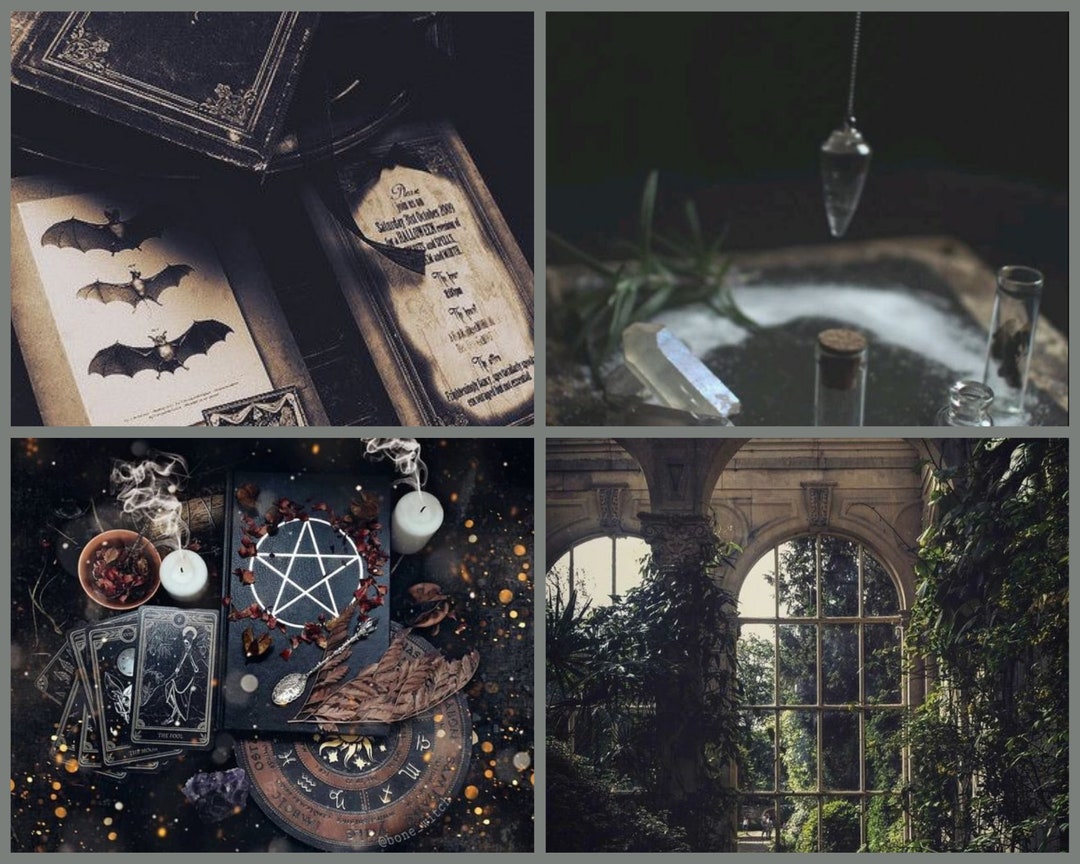Witch Aesthetic Wall Collage Kit Witch Room Decor Witchy Decor ...