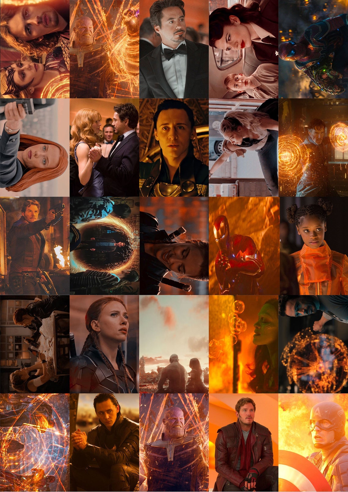 Marvel HIGH RESOLUTION Collage Kit Marvel Rainbow Aesthetic Wall ...