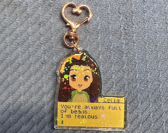Celia holographic keychain - Harvest Moon DS / Story of Seasons