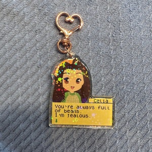 Celia holographic keychain - Harvest Moon DS / Story of Seasons